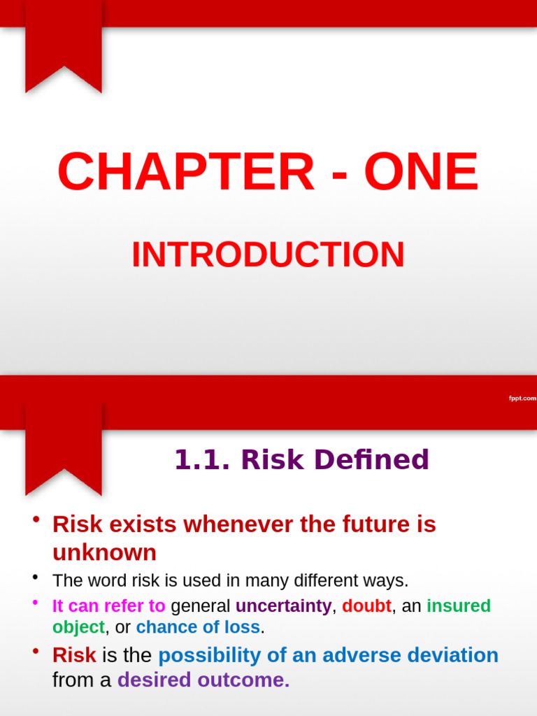 Understanding Risk: Definitions and Types | PDF | Risk | Uncertainty