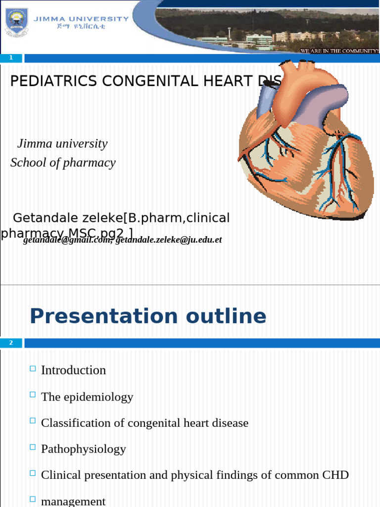 Overview of Congenital Heart Disease | PDF | Congenital Heart Defect ...