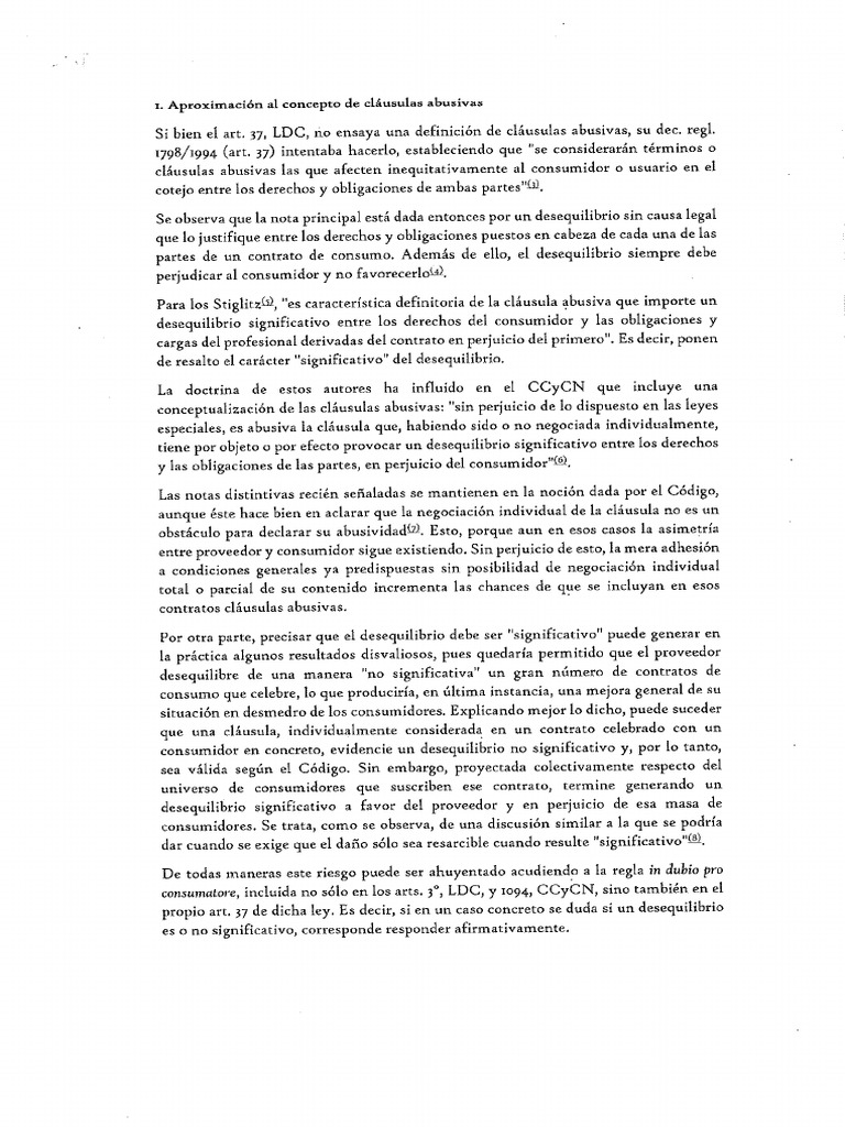 Cláusulas Abusivas | PDF