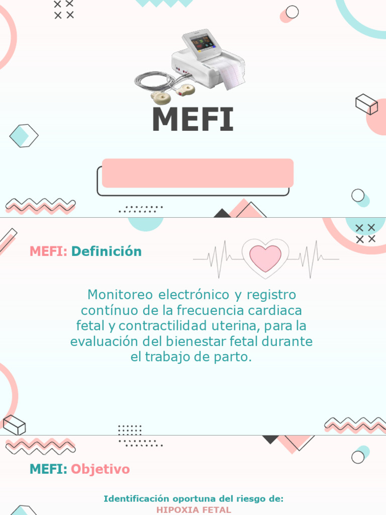 Monitoreo Fetal Intraparto: MEFI y Análisis | PDF | Parto | El embarazo