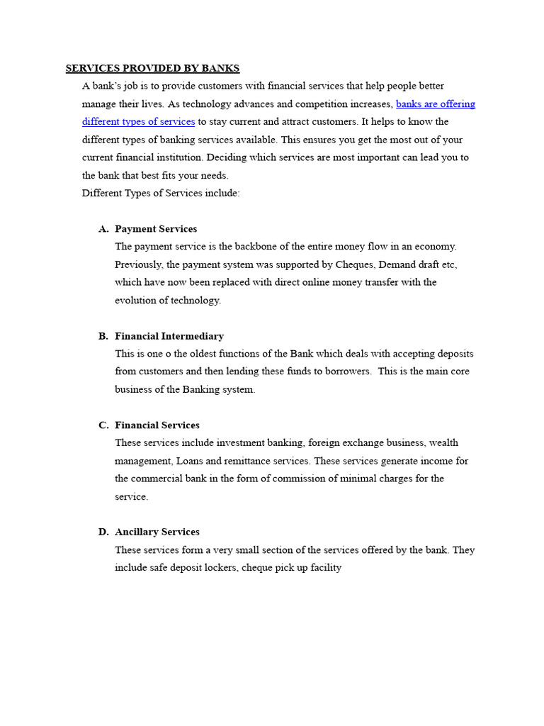 Banking Services Lesson Two | PDF | Banks | Cheque