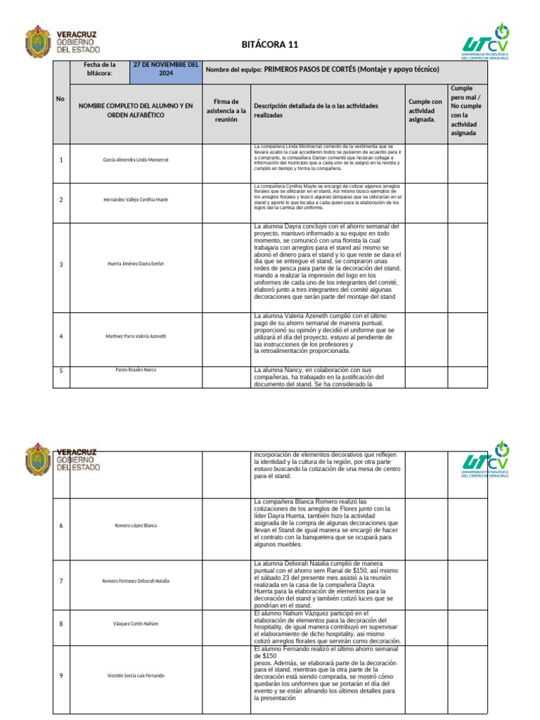 Bitácora 9 Montaje | PDF