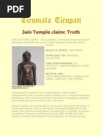 Download Tirupati a Jain Temple Truth by Paras Jain SN82649032 doc pdf
