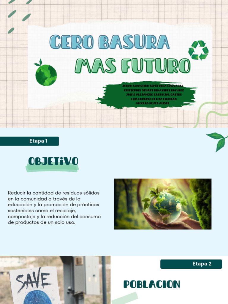 Cero Basura, Mas Futuro | PDF | Residuos | Reciclaje
