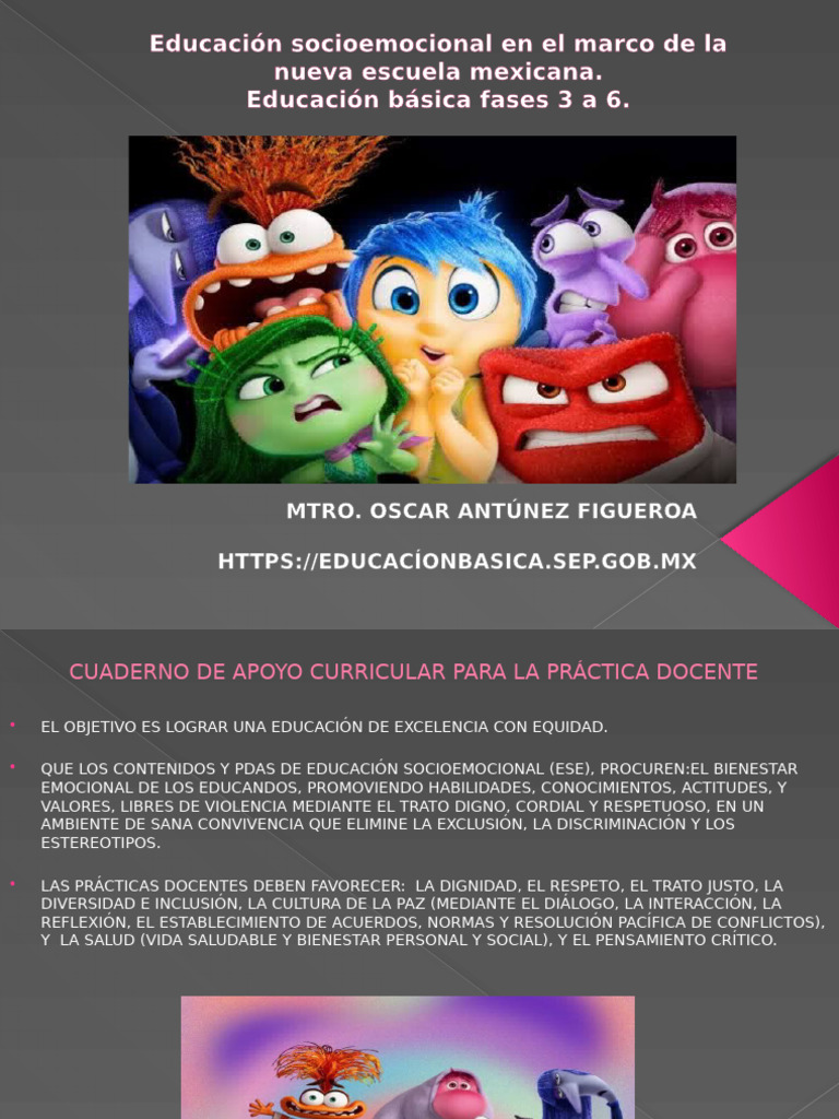 Educación Socioemocional en la Nueva Escuela | PDF