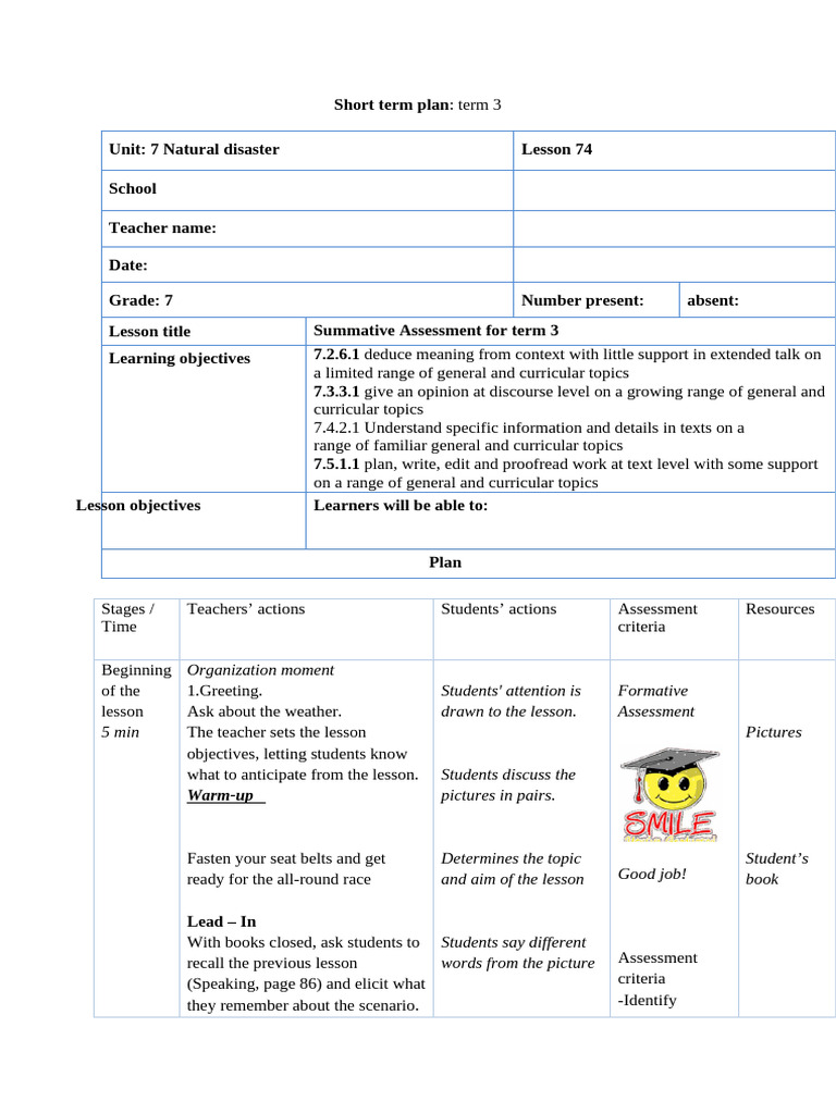Summative Assessment For Term 3 | PDF | Education Theory | Communication