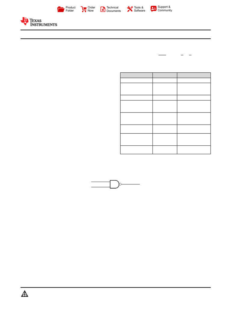 SN7400 Quad 2-Input NAND Gates | PDF | Electrostatic Discharge | Logic Gate