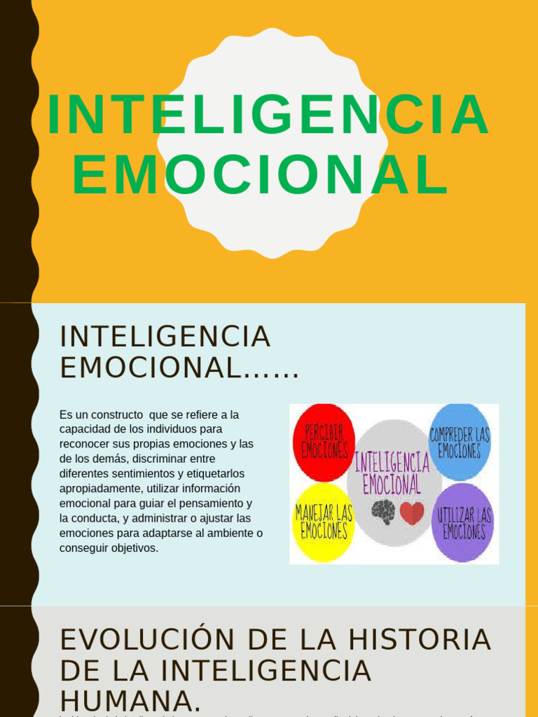 Inteligencia Emocional y Su Impacto Laboral | PDF | Las emociones ...