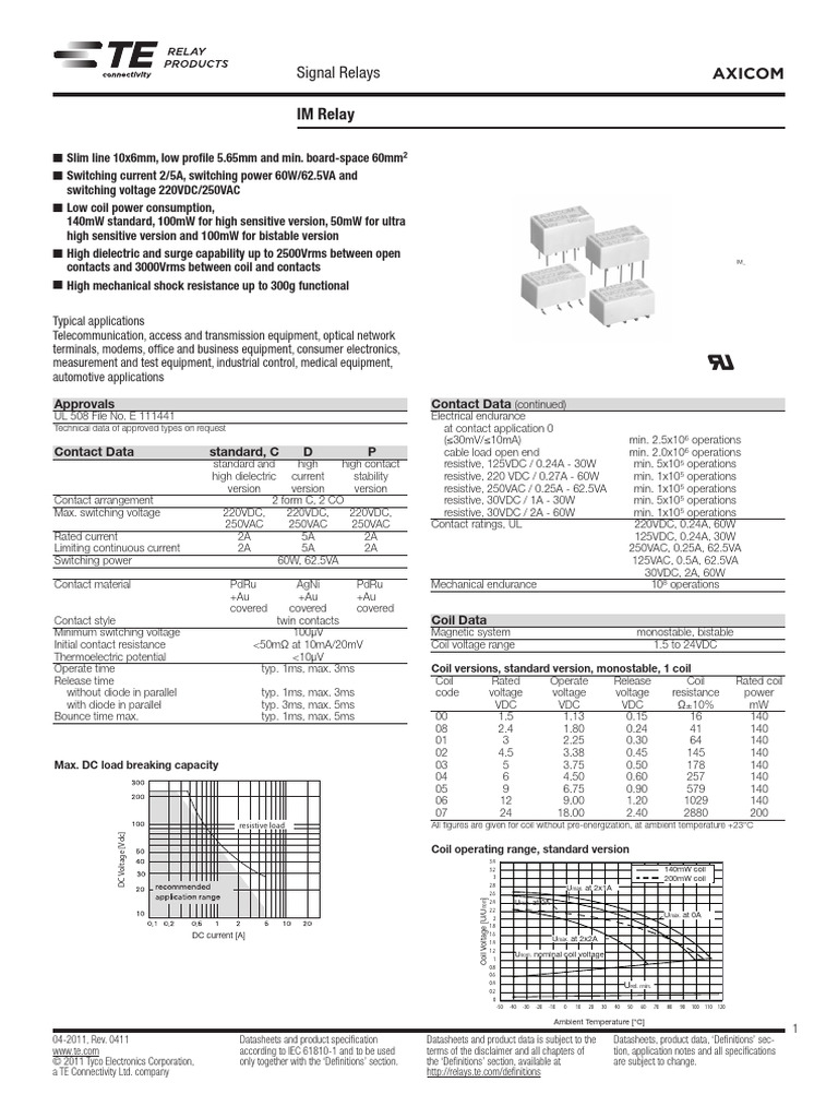 Eng SS 108-98001 S (1) - 1210543 | PDF | Relay | Electricity