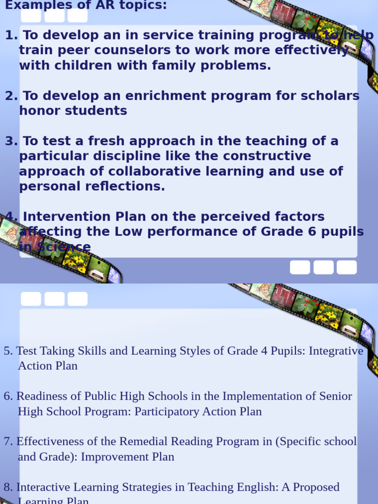 Action Research in High School Science | PDF | Science | Learning