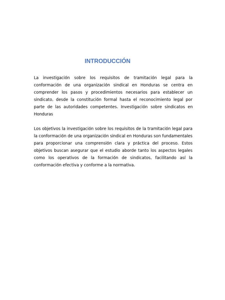 Requisitos para formar sindicatos en Honduras | PDF | Sindicato | Honduras