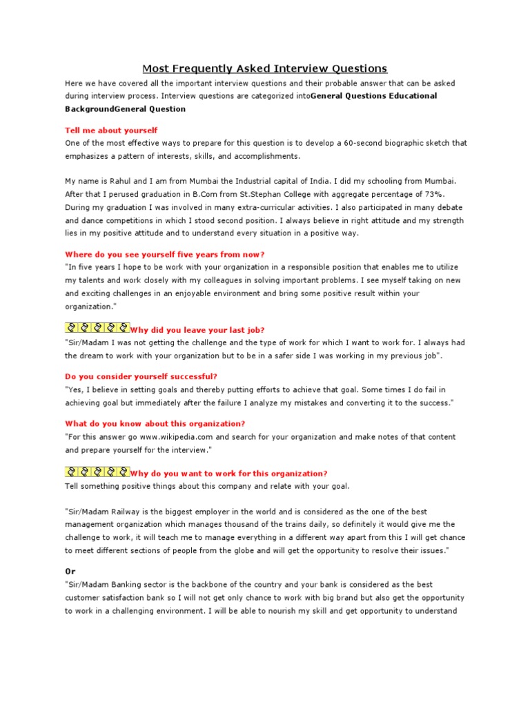 Amit Most Frequently Asked Interview Questions | PDF