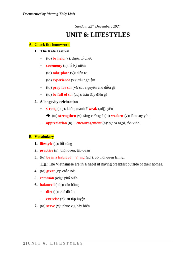 Unit 6 (Note-Taking) | PDF