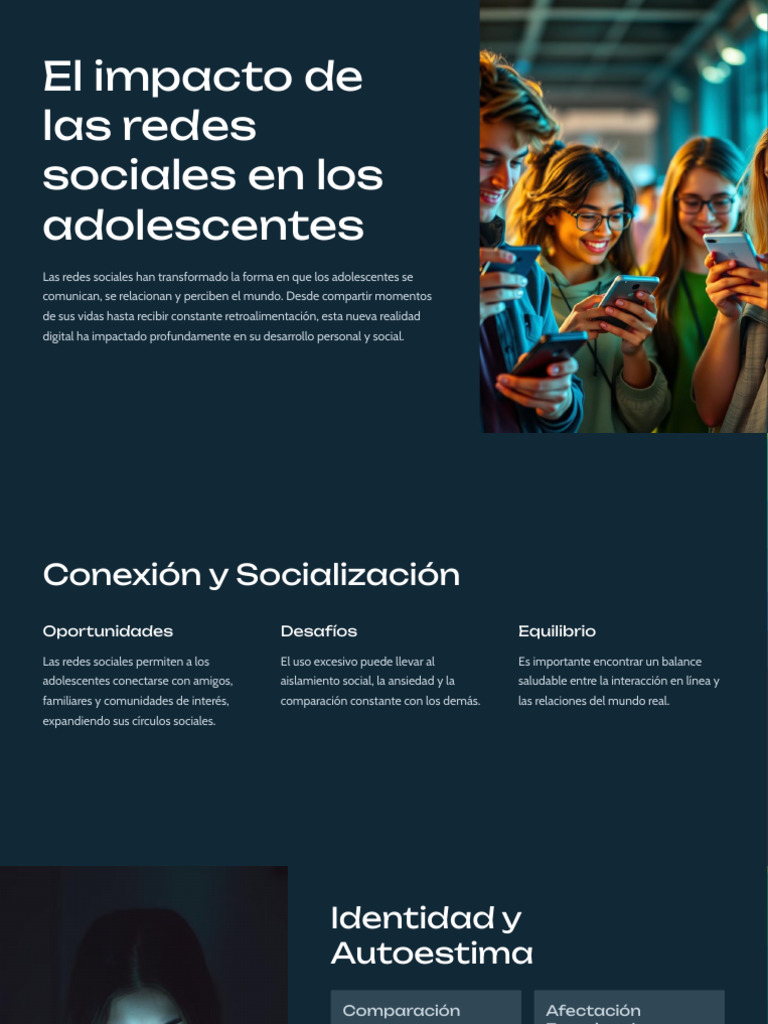 El Impacto de Las Redes Sociales | PDF | Adolescencia | Autoestima