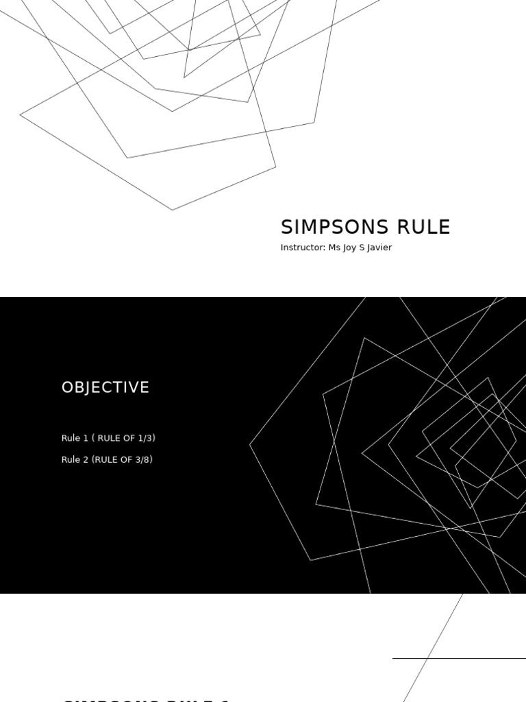 Understanding Simpson's First Rule | PDF | Area | Quadratic Equation