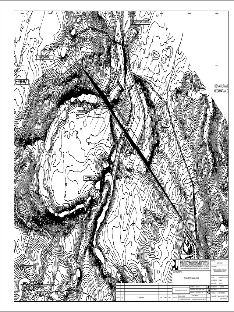 1.denah Utama RCC Cibeet (Kontur Crop) - Layout1 | PDF