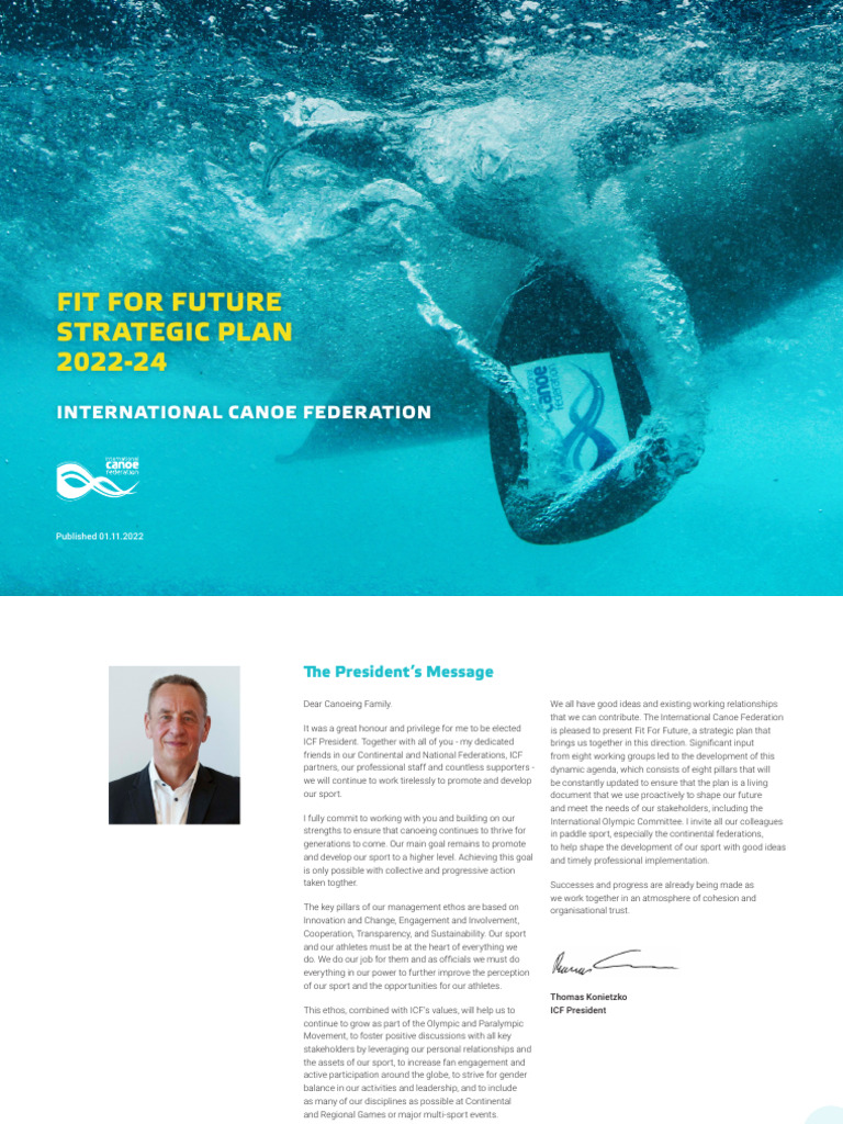 Icf Fit For Future - Strategic Plan 2022-24!01!11-22 | PDF | Sports ...