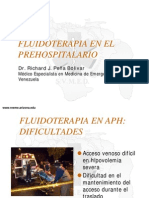 Fluidoterapia en El Pre Hospital A Rio