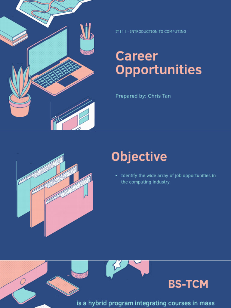 Emerging Careers in Computing | PDF