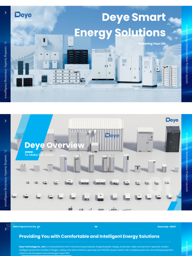Deye ESS Products | PDF