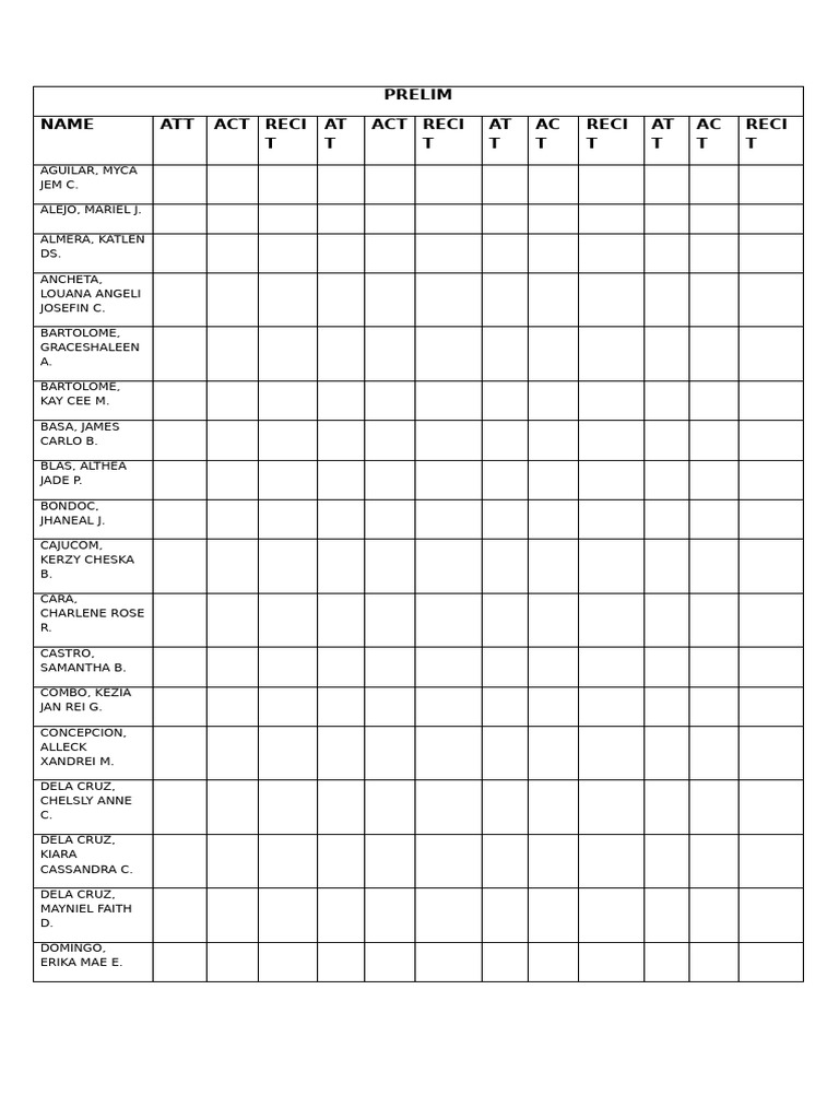 Student Attendance Records Summary | PDF