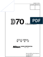 NIKON D70 Repair Manual