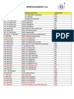 NIST Sports Calendar 11-12