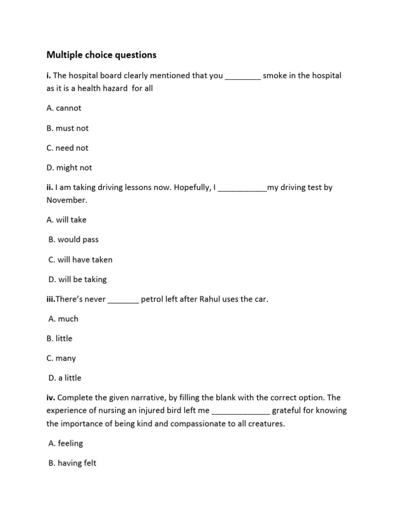 NEWEST GRAMMAR QUESTIONS visual data 5