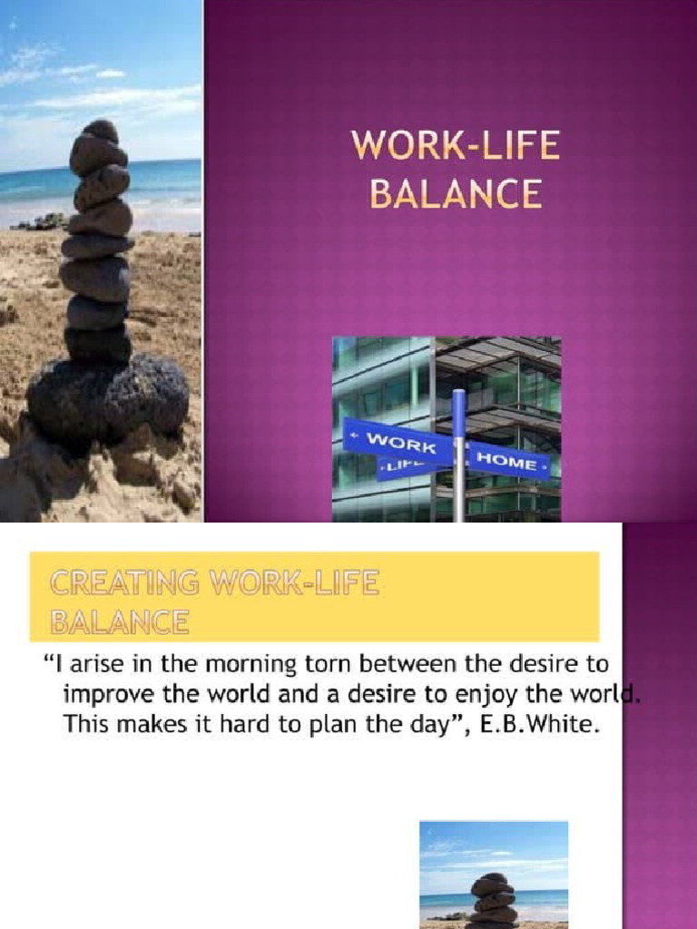 Work Life Balance | PDF