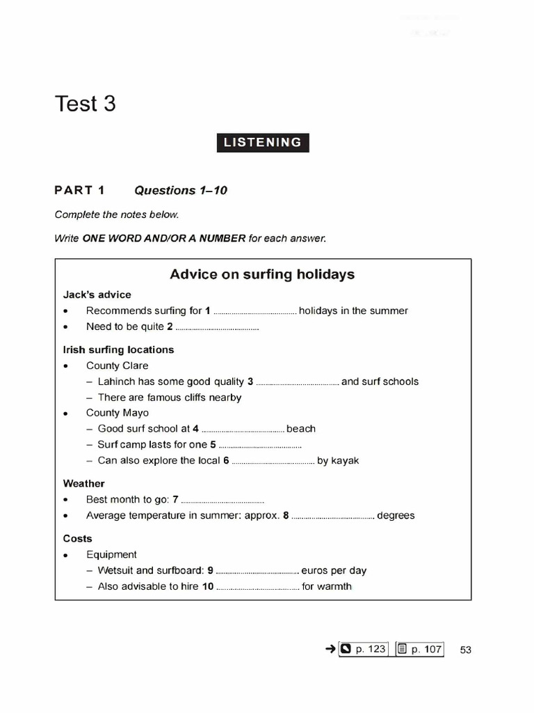 Ielts 17 - Test 3 - General | PDF