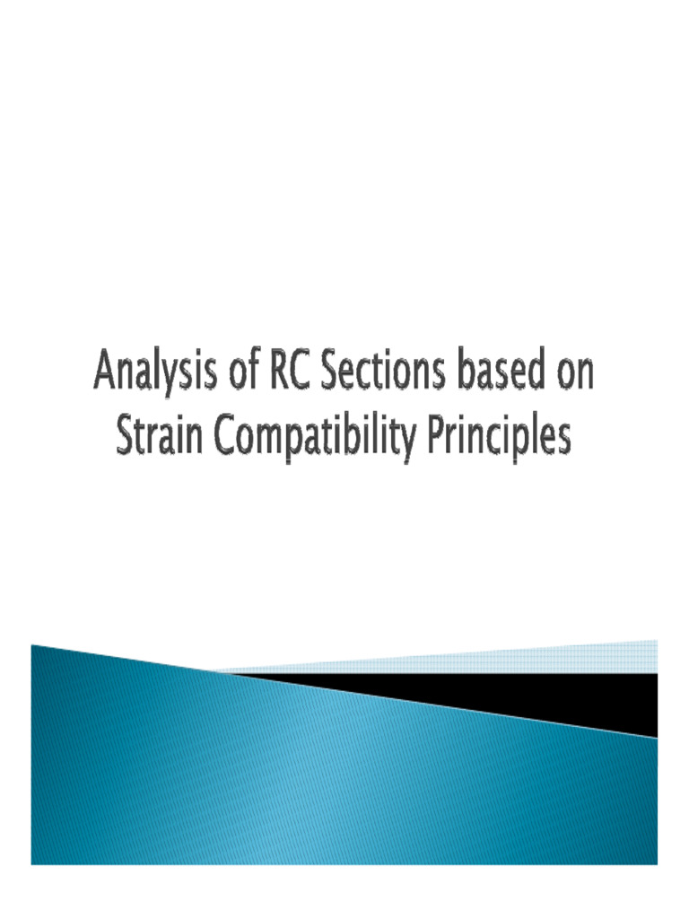 Strain Compatibility in Design Analysis | PDF | Deformation ...