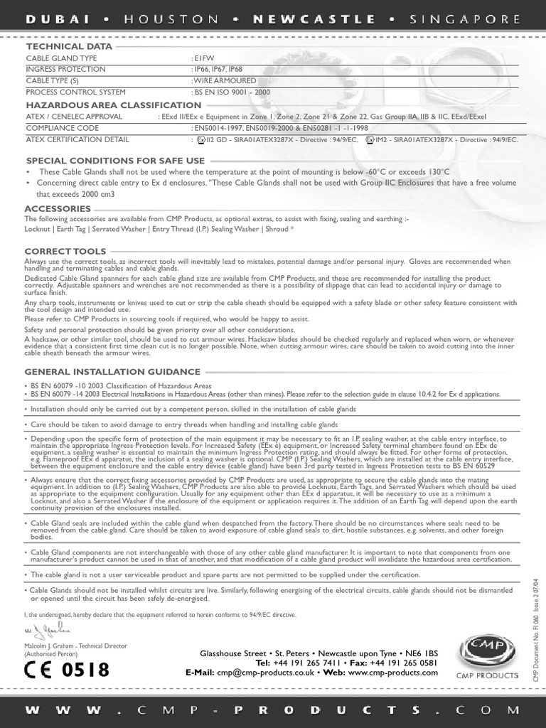 SCMP - J-MM - 0009 - 3.0 - Fitting Instruction - 1 - 3 | PDF | Safety