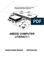 US Army Medical Course MD0057-200 - Amedd Computer Literacy I