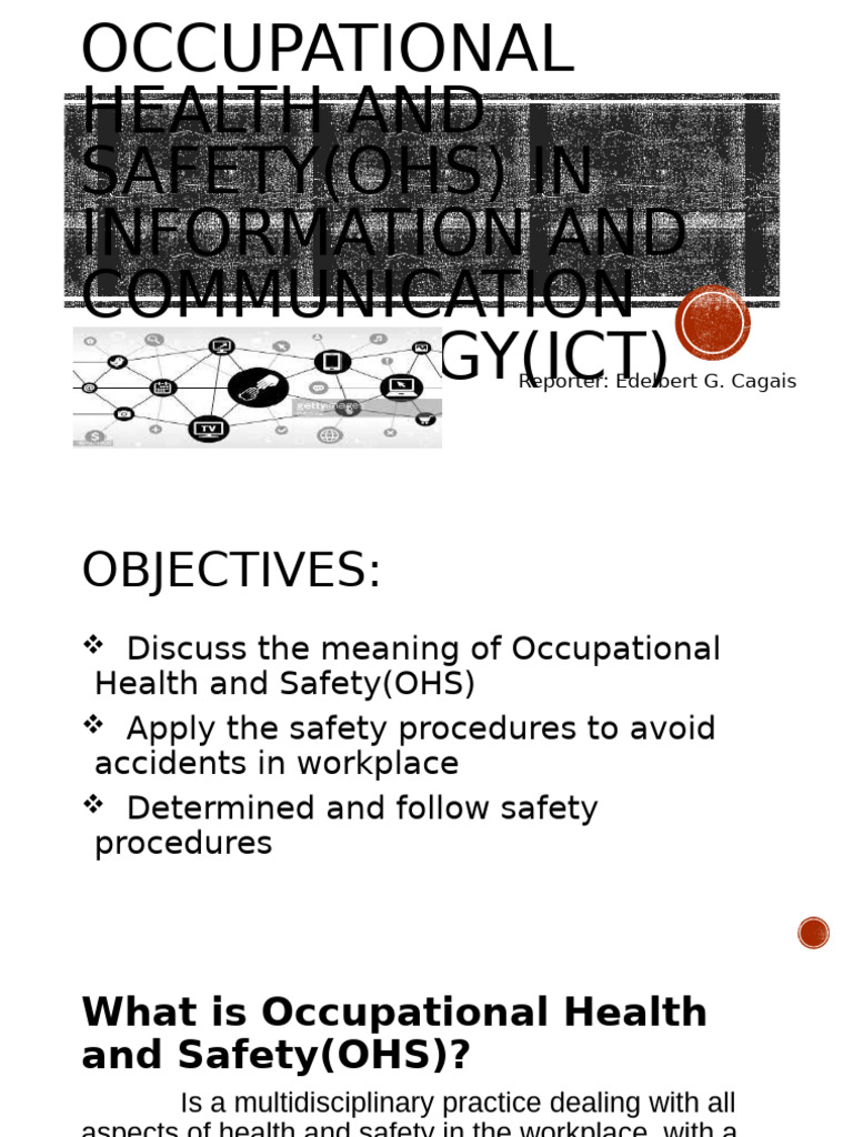 Occupational Health and Safety (Ohs) in | PDF | Occupational Safety And ...