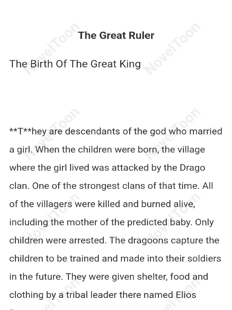 The Great Ruler | PDF