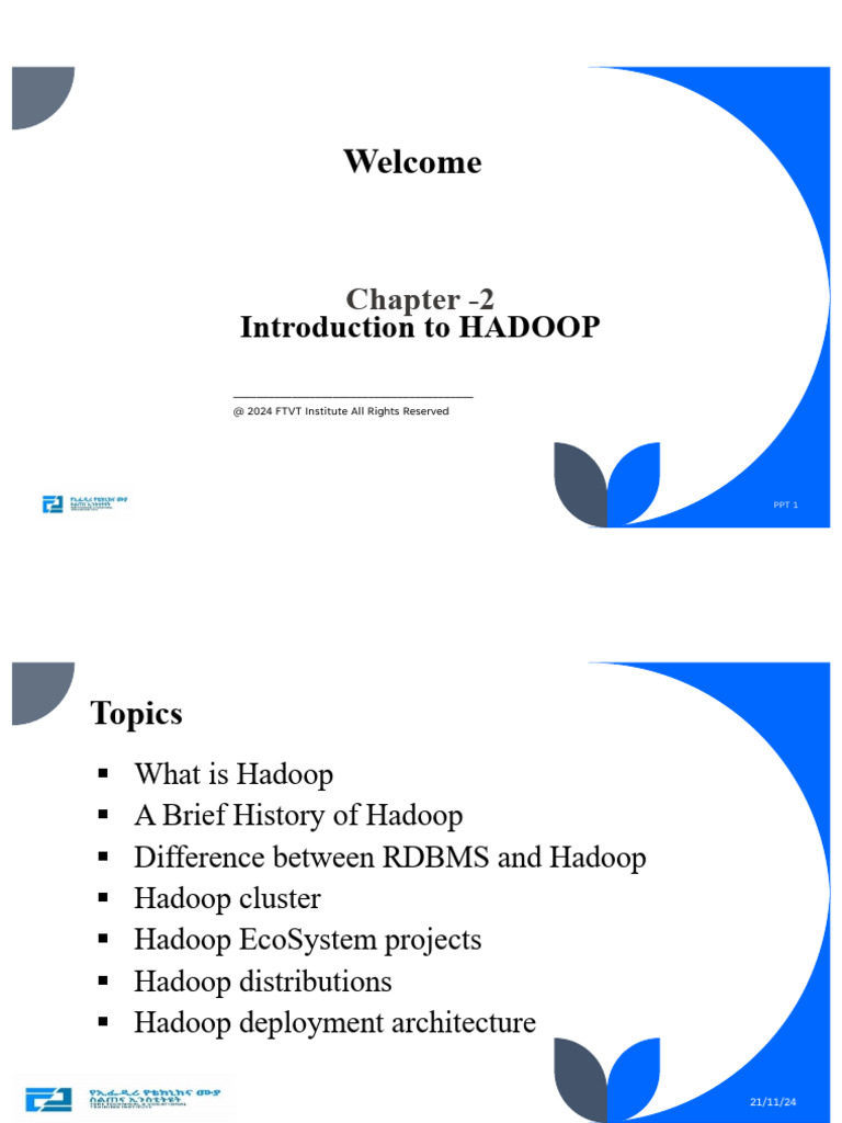Introduction to Hadoop Framework | PDF | Apache Hadoop | Computer Cluster