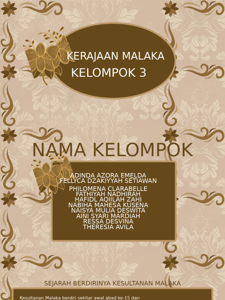 Sejarah dan Peninggalan Kerajaan Malaka | PDF