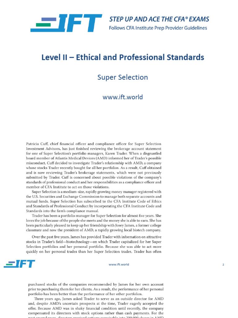 R06 Super Selection Slides | PDF | Fiduciary | Conflict Of Interest