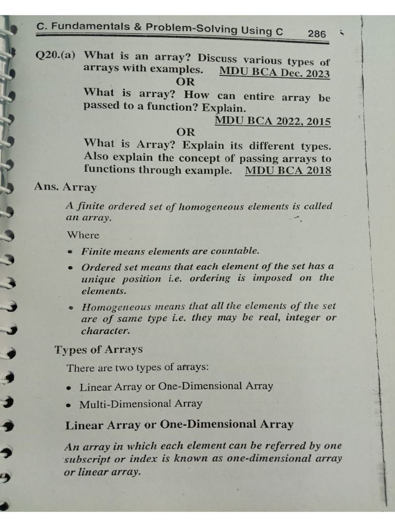 C Language Unit - 4 | PDF