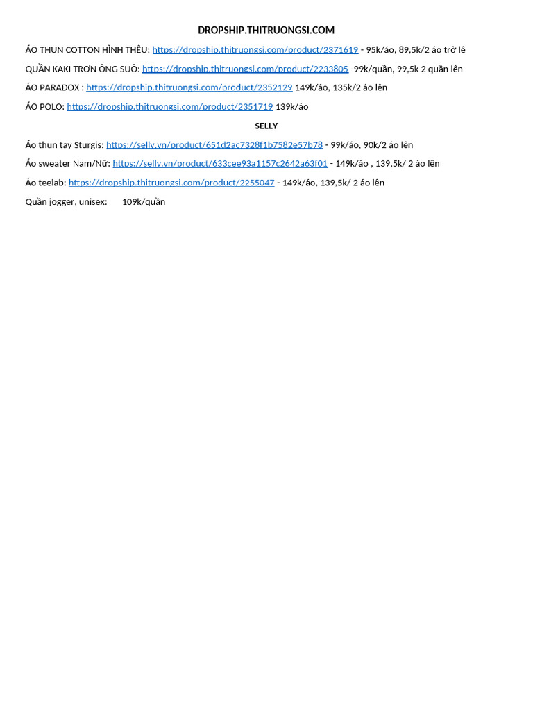 Drop Ship | PDF