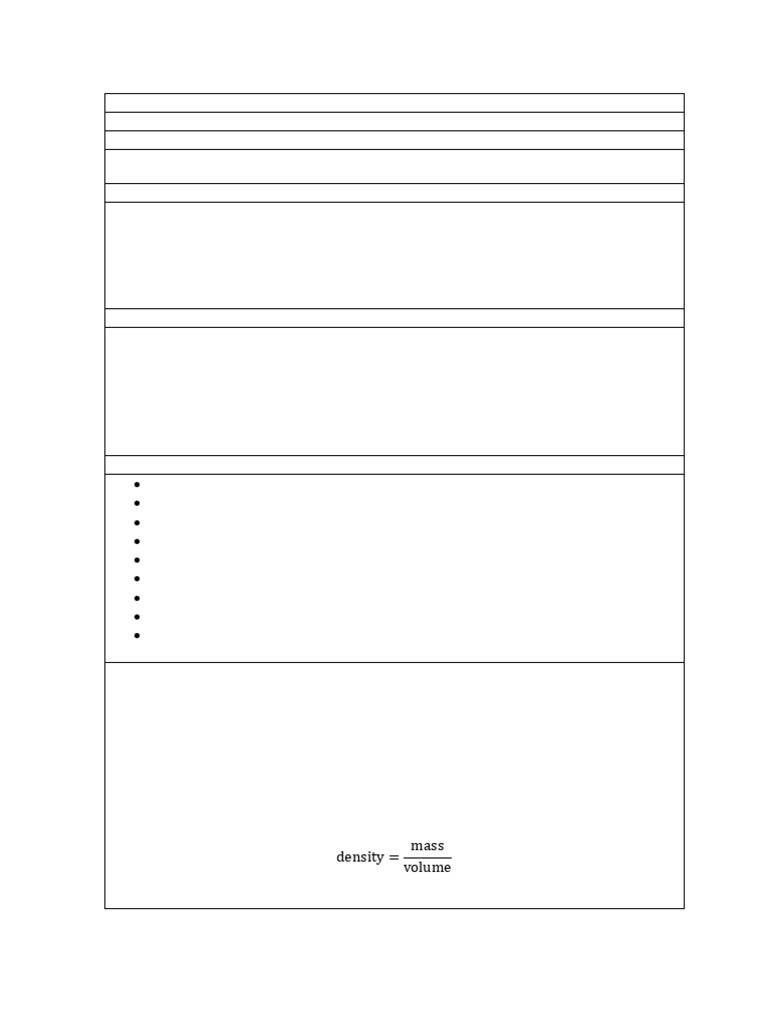 Experiment No.2 | PDF | Density | Volume