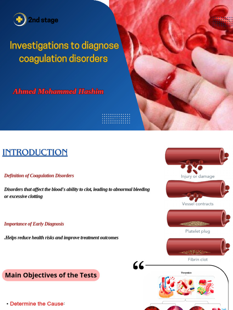 5 - Investigations & A.M.hashim | PDF | Coagulation | Bleeding