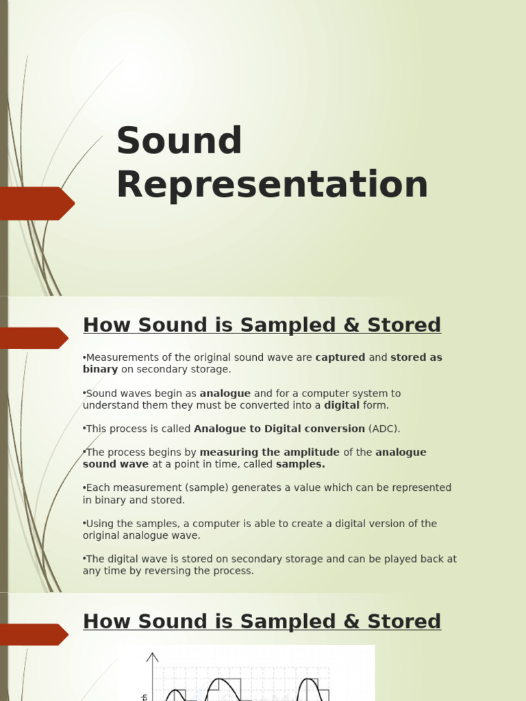 How Sound is Sampled and Stored | PDF