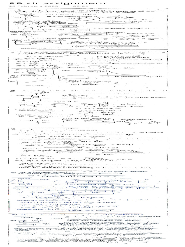 Analog Electronics Assignment | PDF