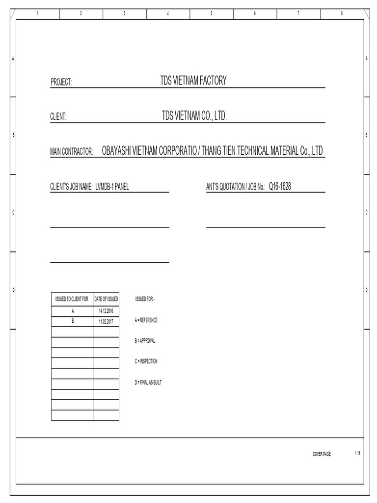 LVMDB-1 PANEL (Rev.B 11-02-2017) | PDF | Electrical Wiring | Sheet Metal