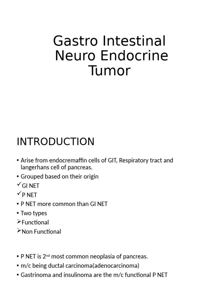 GNET | PDF | Pancreas | Medical Specialties