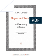 Casimir, Haphazard Reality Half A Century of Science With A New Preface by Frans Saris