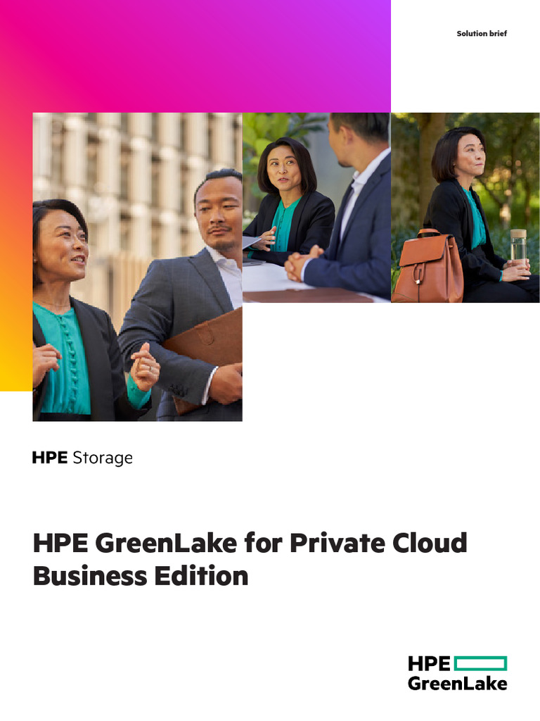 HPE GreenLake For Private Cloud Business Edition-A50006471enw | PDF ...