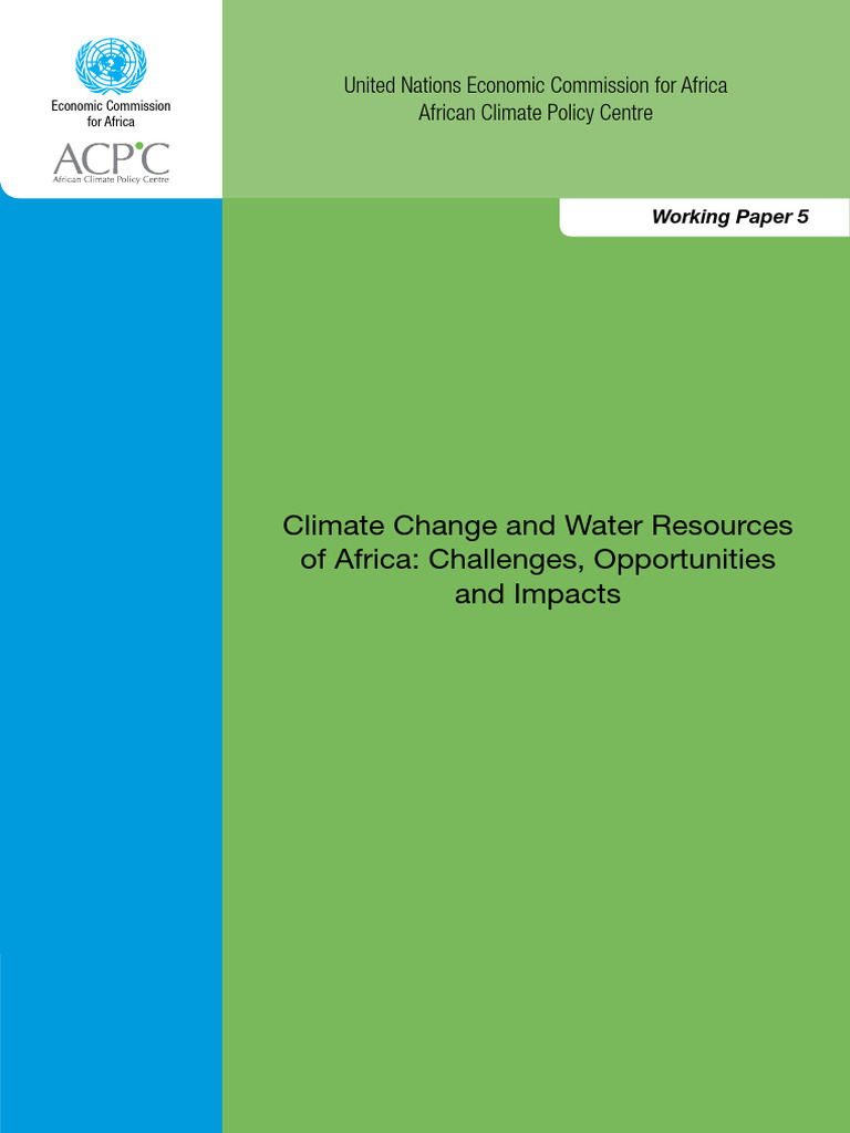 Africa Water Potential 2011 | PDF | Water Scarcity | Climate Change
