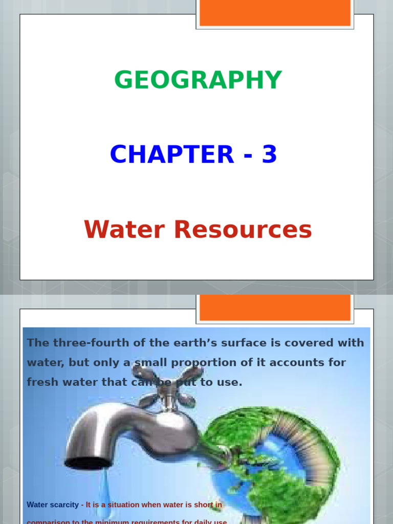 Causes of Water Scarcity in India | PDF | Water Scarcity | Water